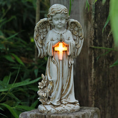 rezpuao angel front view showing serene pose and decorative detail