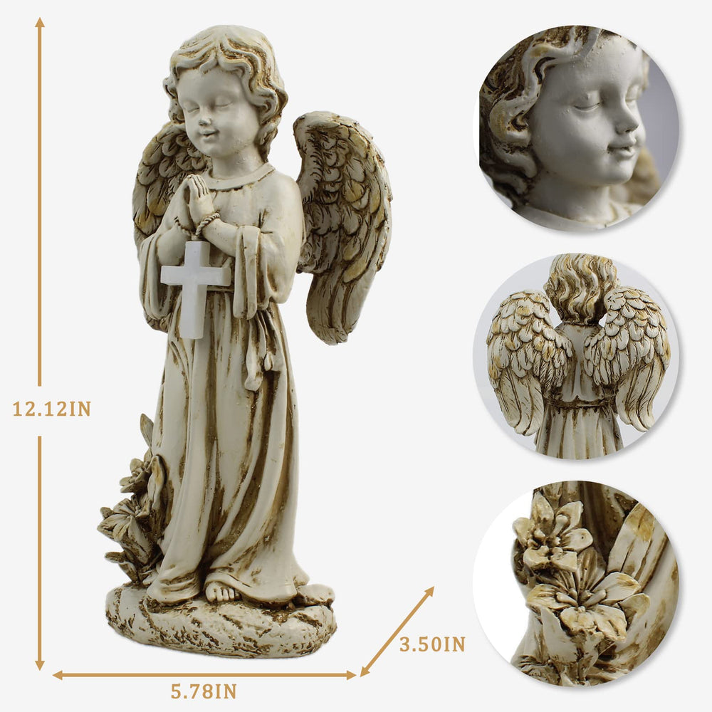 rezpuao angel beside ruler to show 12.12 inch scale and placement options