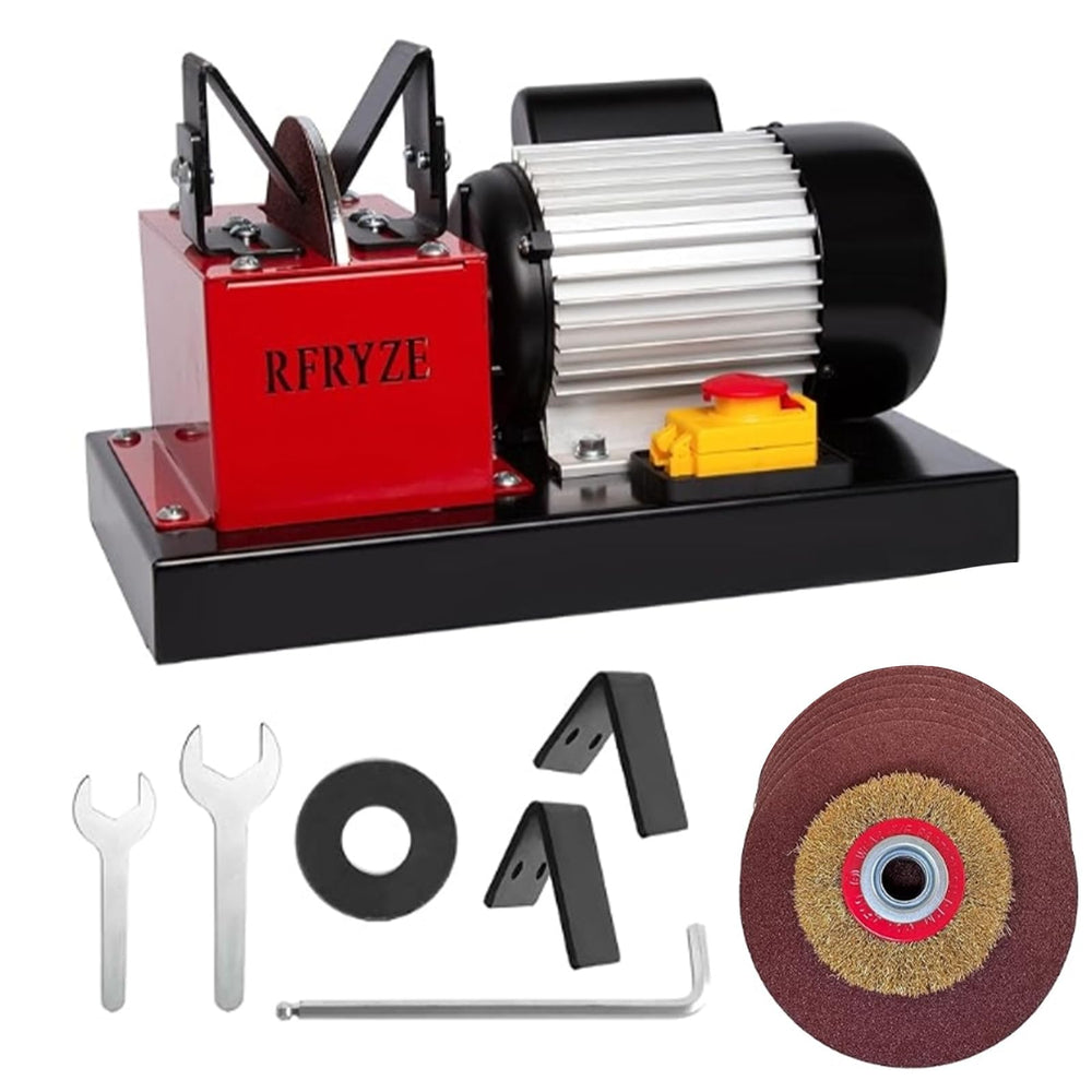 RFRYZE front view showing grinder and included accessories for quick setup