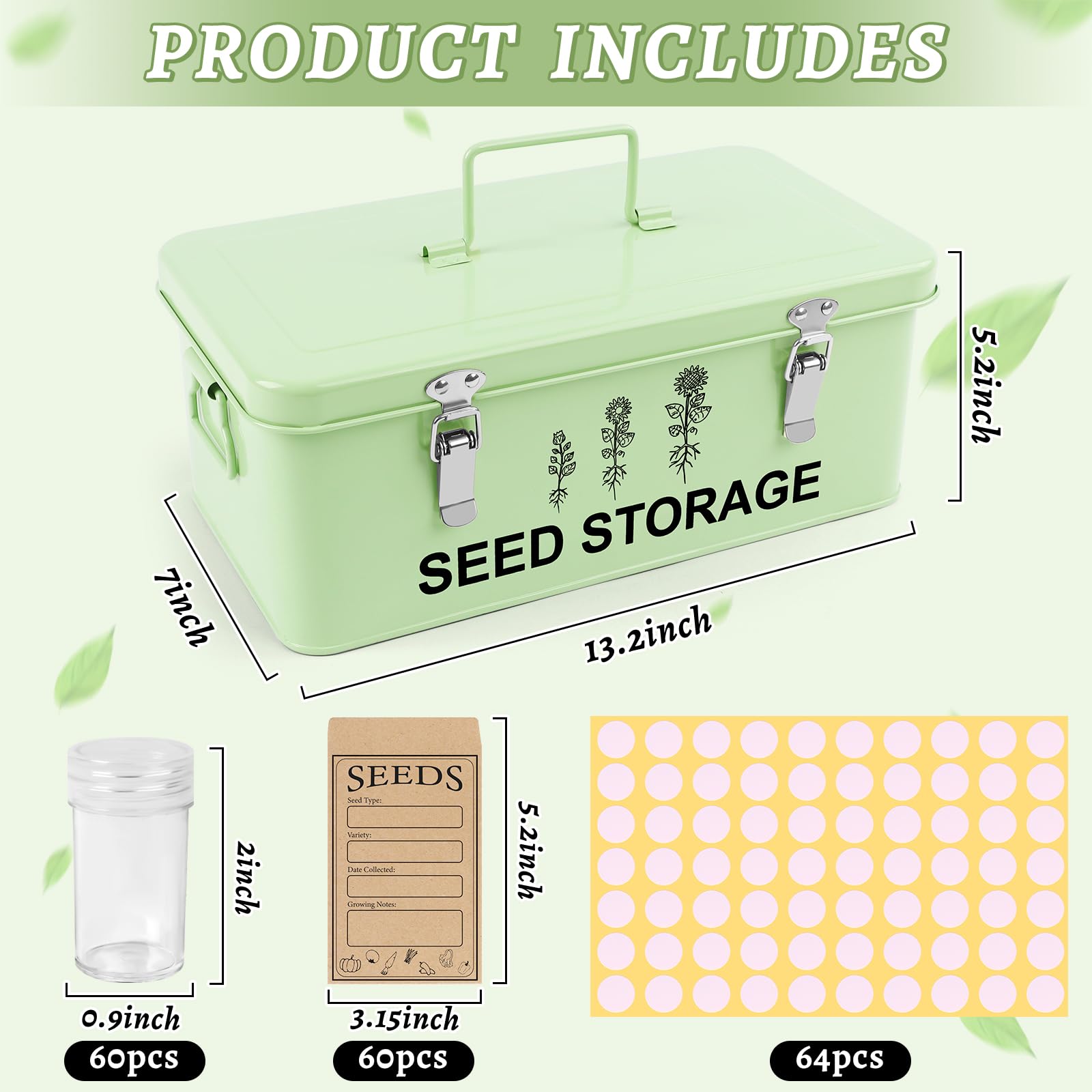 RGJ seed box open showing foam insert and compartments for stable vial storage benefit protection