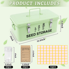 RGJ seed box open showing foam insert and compartments for stable vial storage benefit protection