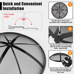 RGJ top ring with foldable poker displayed for safer handling