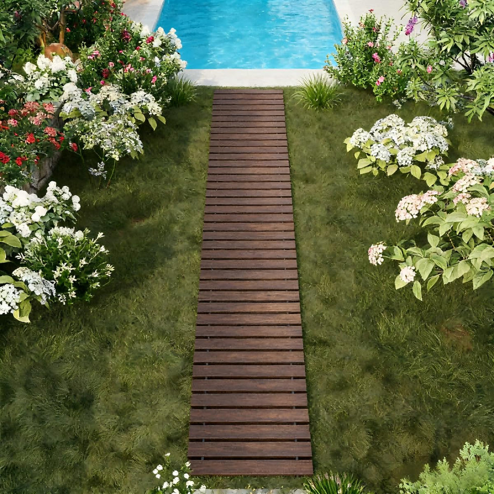 RHINEINMIST pathway rolled into a compact bundle for easy transport and storage
