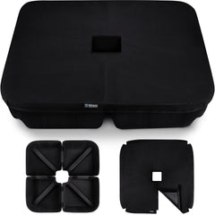 Rhino BaseMate front view showing square base securing umbrella for stability