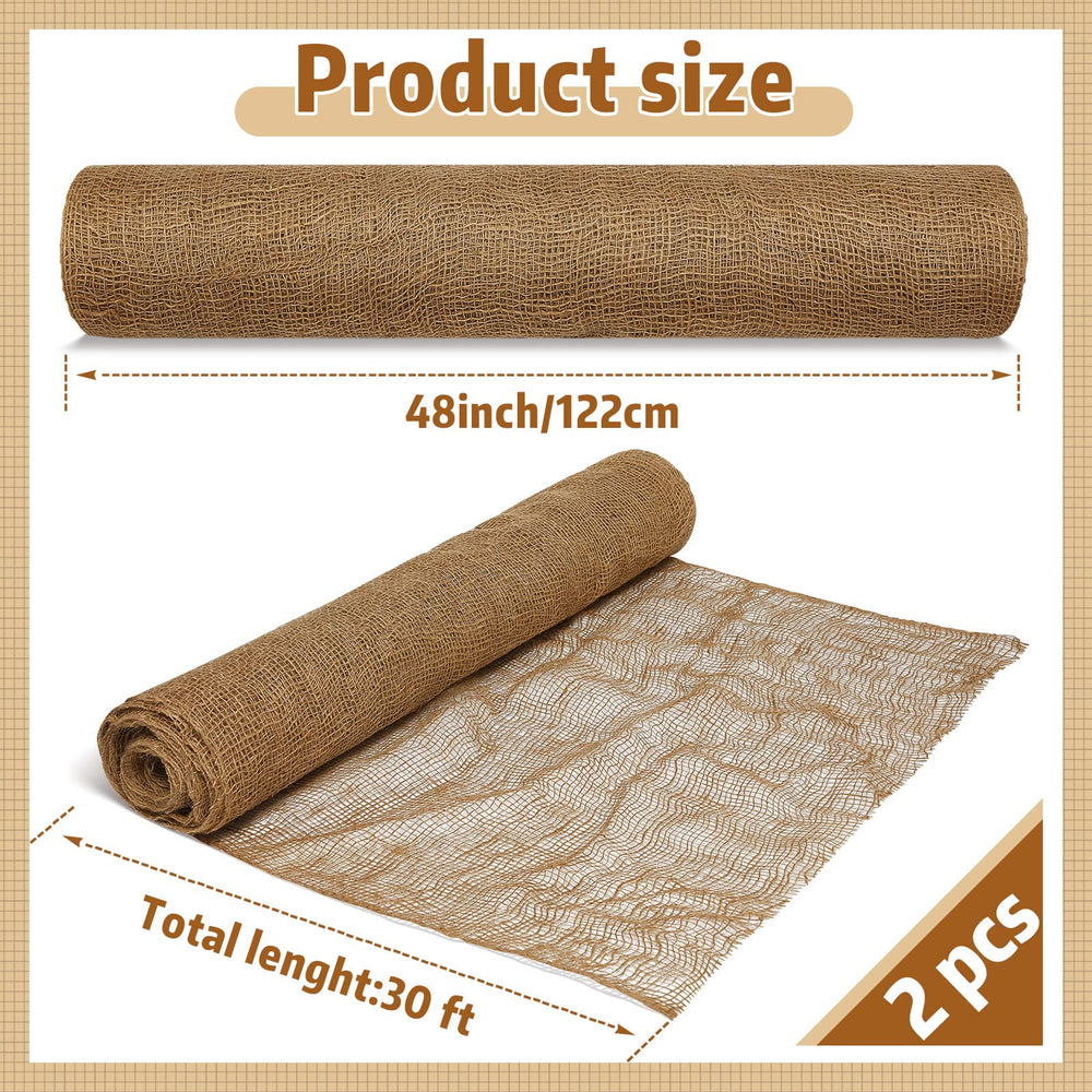 Riakrum jute weave closeup highlighting breathable mesh and erosion control