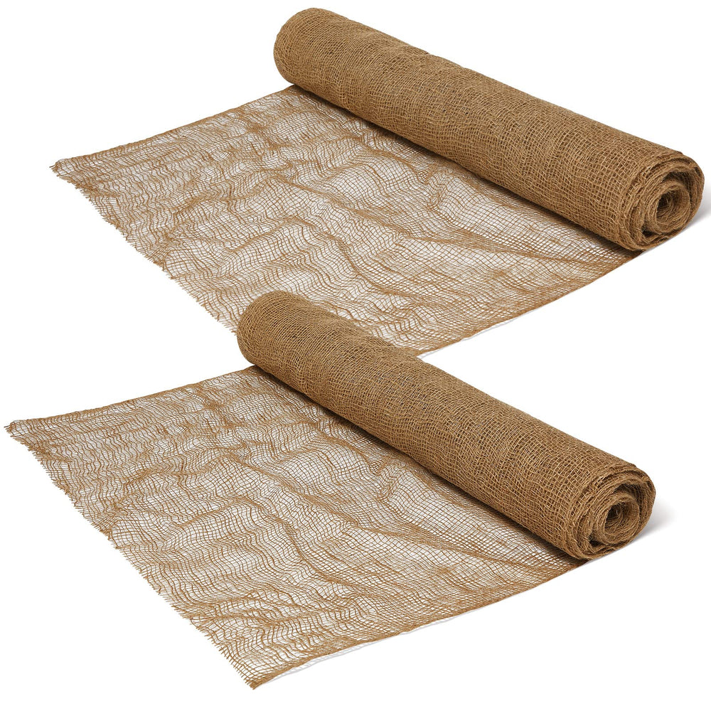 Riakrum rolls front view showing two burlap rolls and long coverage benefit