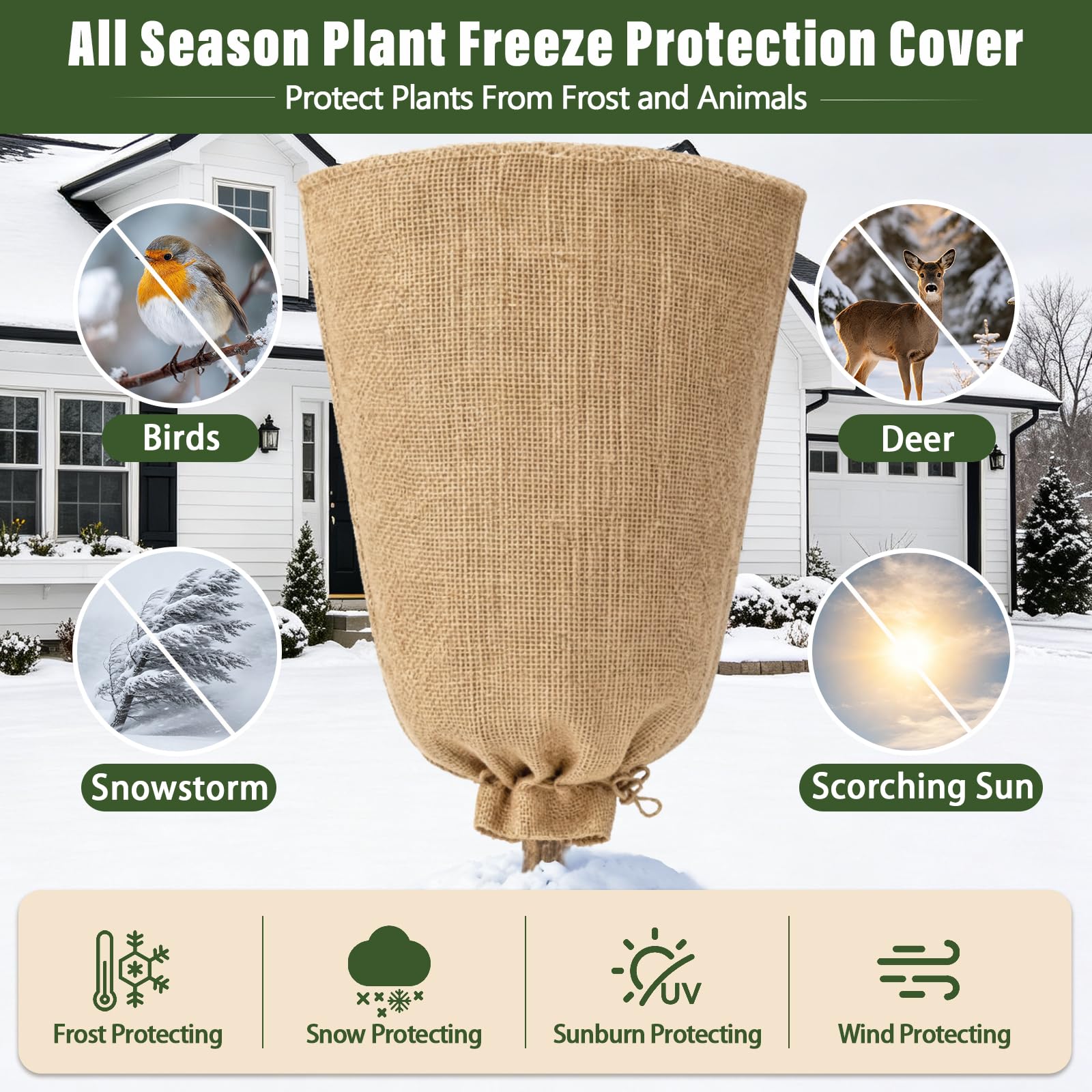 Riare folded covers stored compactly for easy off-season storage