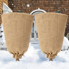 Riare front packaging showing two burlap plant covers and benefits