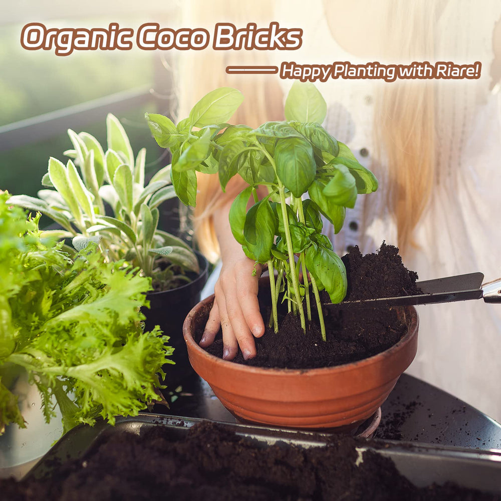 Riare used in an urban container garden, lightweight sustainable benefit