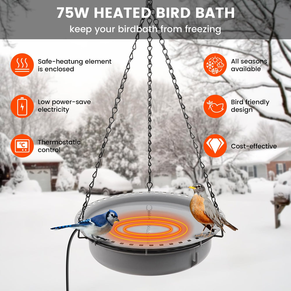 Ribgwo close-up of heating element and thermostat area, highlights reliable deicing performance