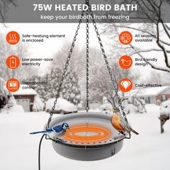 Ribgwo close-up of heating element and thermostat area, highlights reliable deicing performance