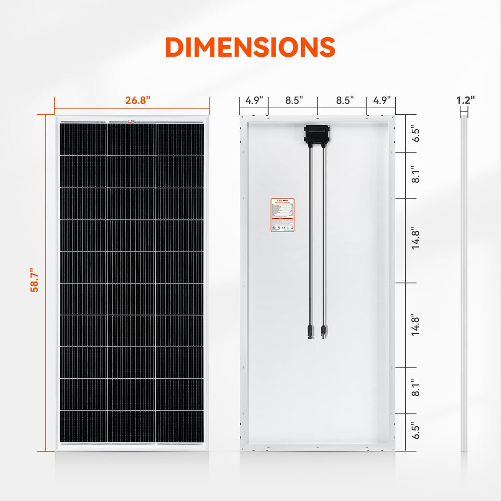RICH SOLAR close-up of N-Type 18BB cells highlighting improved efficiency and low LID