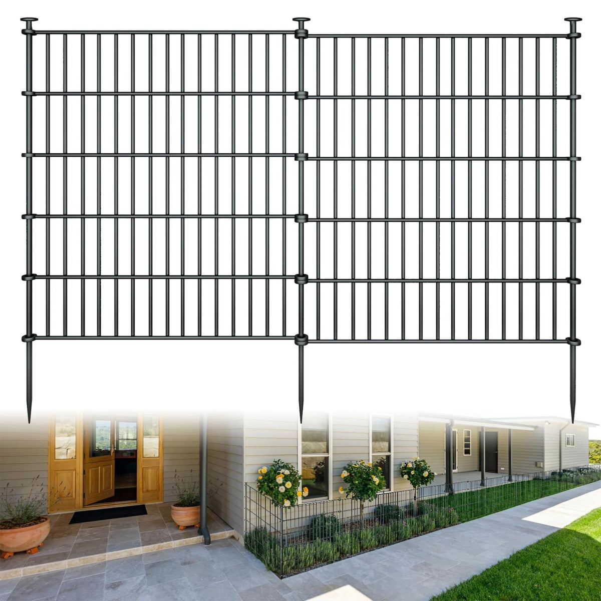 richmen front view showing full 10-panel run and tidy boundary