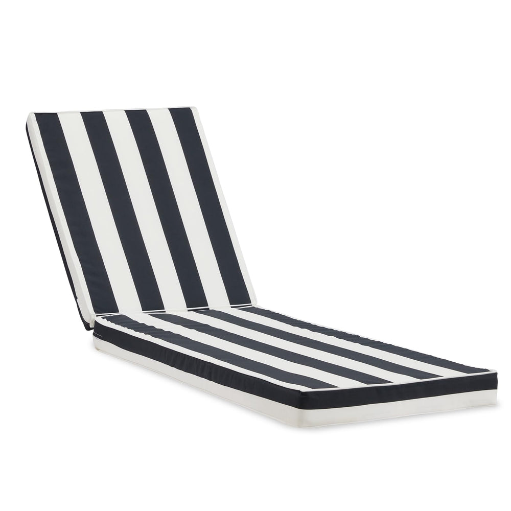 RICHRYCE front view of chaise cushion shows full size and inviting comfort