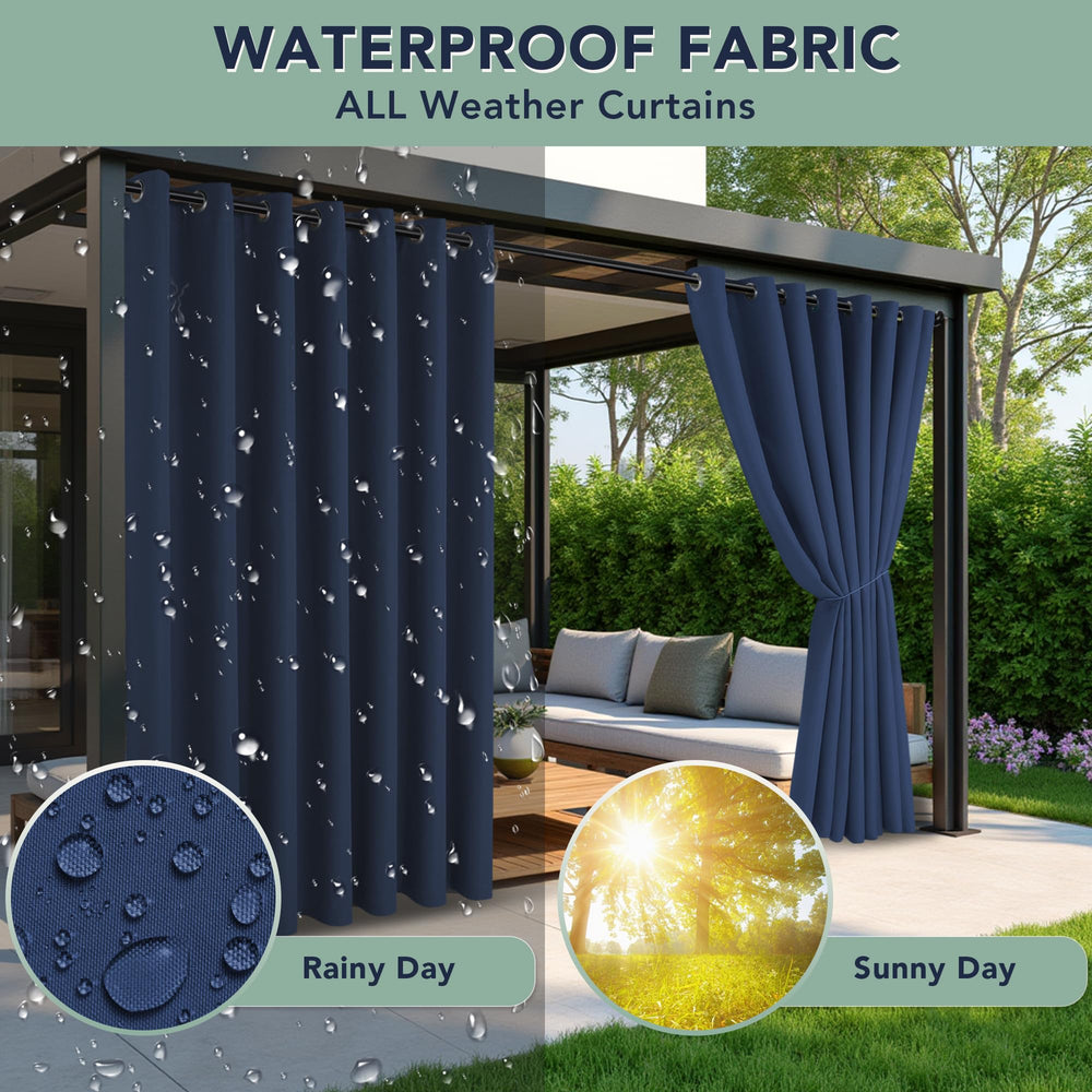 RichSets grommet close-up showing rust-resistant metal for easy hanging