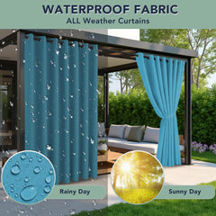 RichSets rust-resistant grommet detail for easy sliding and secure hang