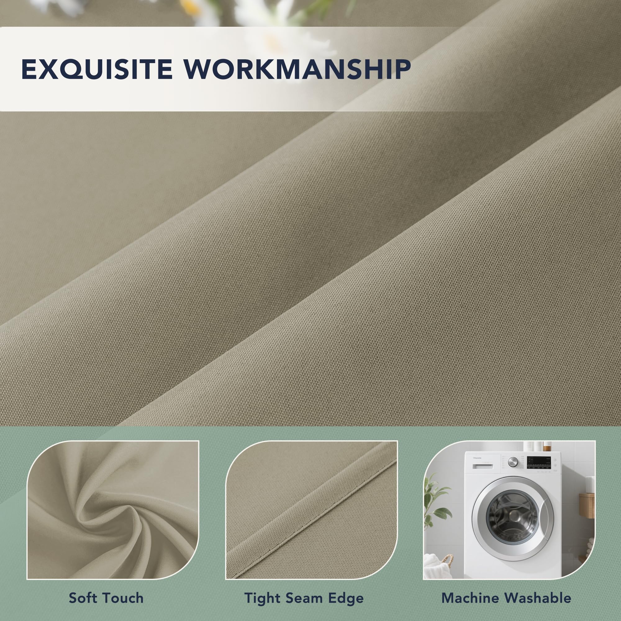 RichSets stitched panel edge close-up showing reinforced seams for long life