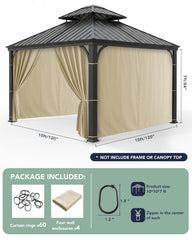 RichSets tie-back strap detail keeping curtains secured in windy conditions