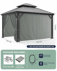 RichSets tie-back strap close-up keeping curtains secure in wind