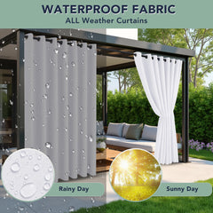 RichSets grommet detail with rust-resistant metal for easy hanging and smooth sliding