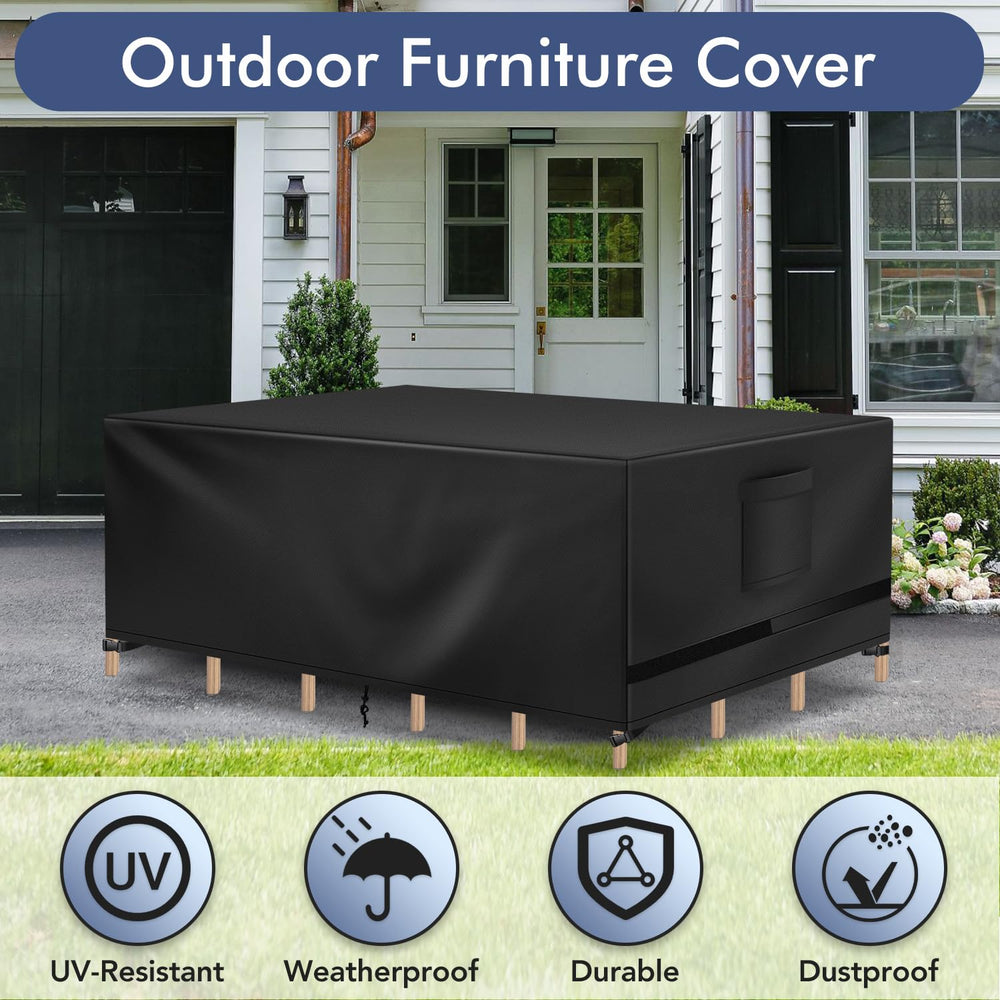 Richwon cover on table showing size fit and protective overlap benefit