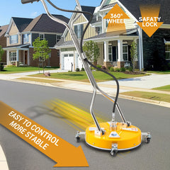 RIDGE WASHER dual handle grip for improved control and reduced fatigue