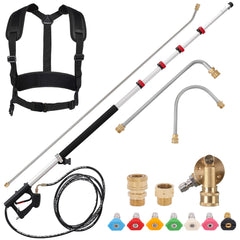 RIDGE WASHER front packaging showing full telescoping kit and components for easy identification