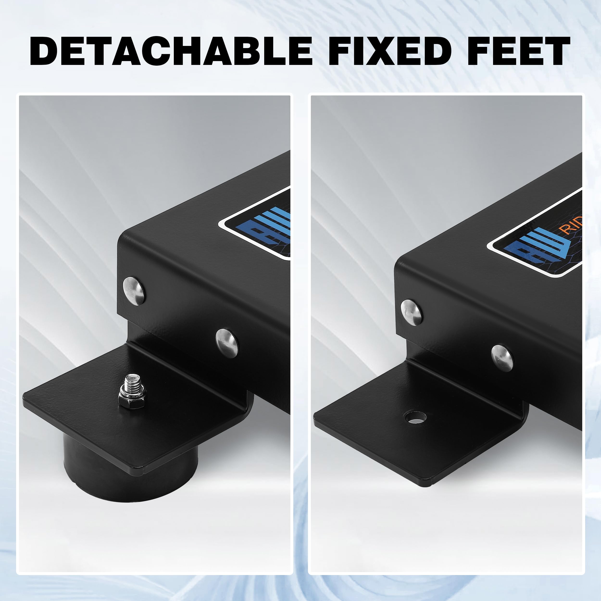 RIDGE WASHER mounted on a pressure washer improving stability in use