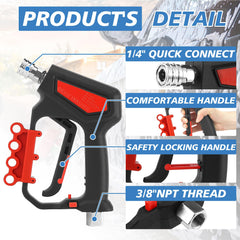 RIDGE WASHER four-hole nozzle bracket holding tips for quick nozzle swaps
