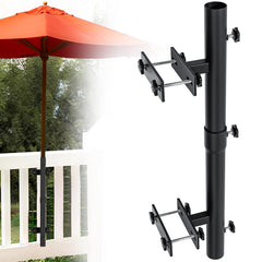 Rifachua front view of railing mount showing compact footprint and space-saving benefit