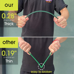 RIFNY fiberglass rod close-up highlighting flexible durable material for longevity