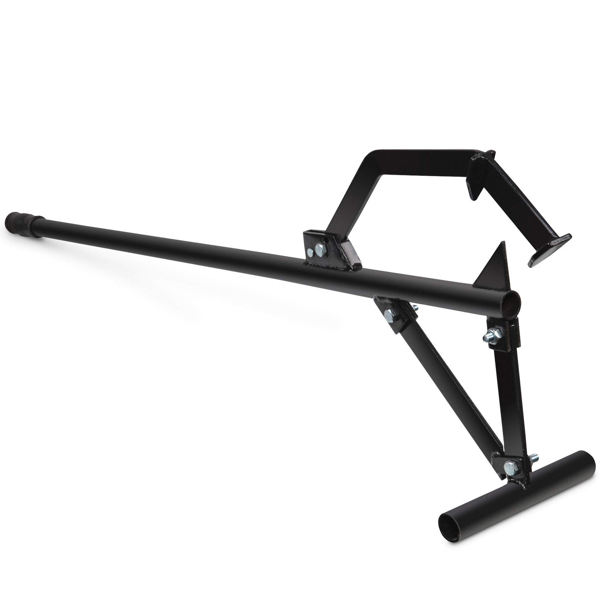 Right Hand Timberjack front view showing sturdy frame and lift function for safer cutting