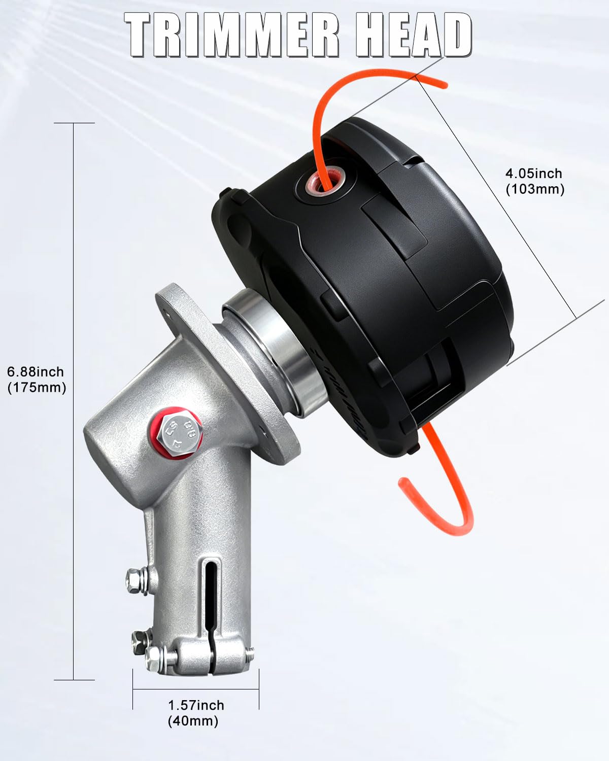 Rigshru gearbox installed on shaft demonstrating restored power transfer