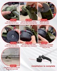 Rigshru side profile mounted on attachment shaft demonstrating secure fit