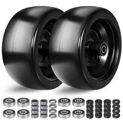 RIHYTAC front wheel assembly showing full tire and rim, durable replacement