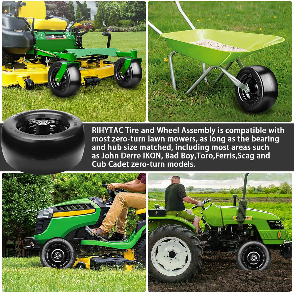 RIHYTAC wheel supporting heavy weight to demonstrate strong load-bearing capacity