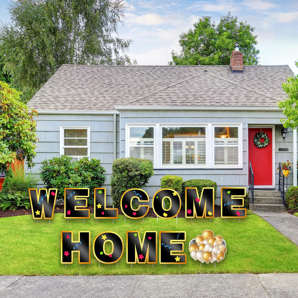 RIIFRILY installed yard sign across lawn highlighting visible curb appeal