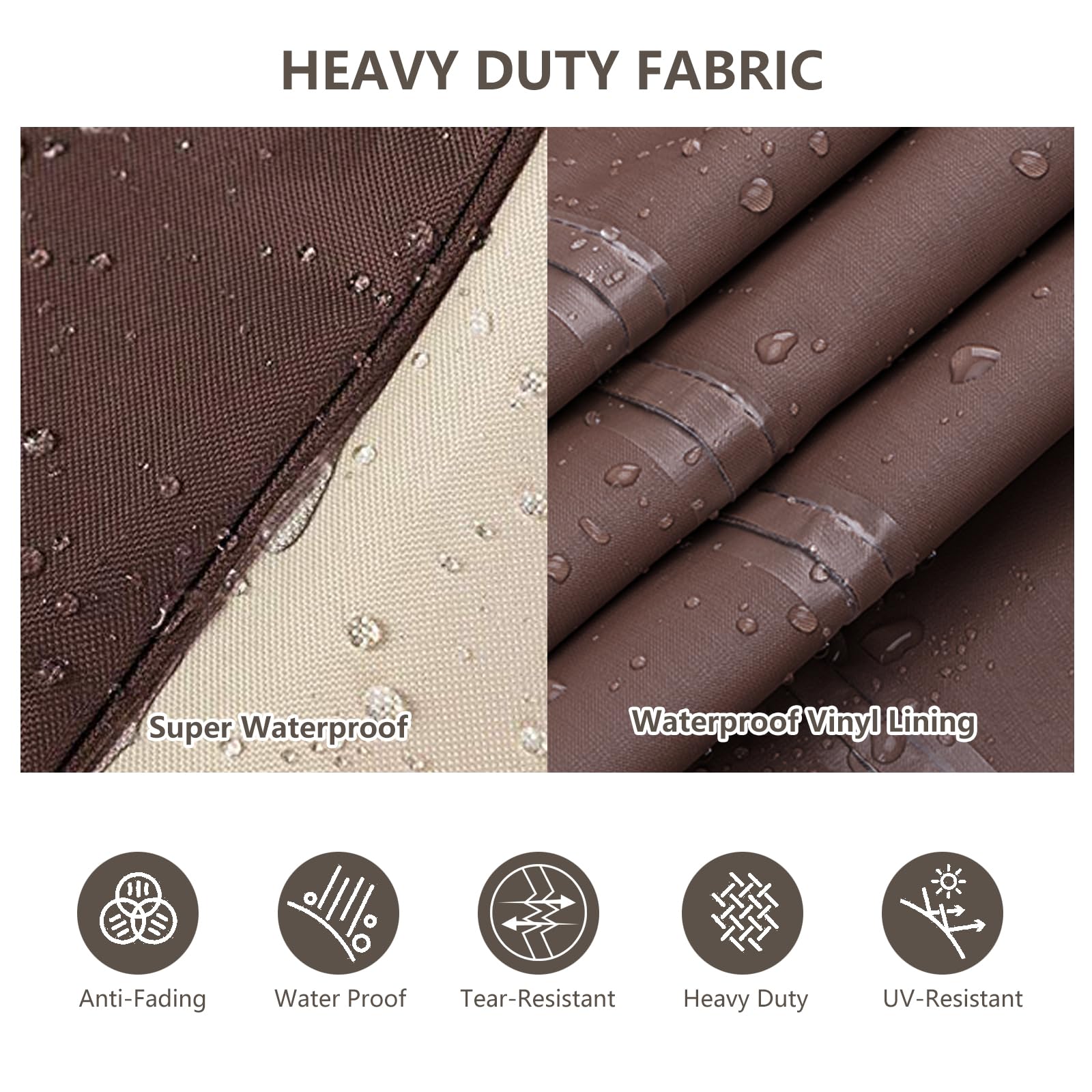 Rileytee adjustable buckle strap detail securing covers in wind