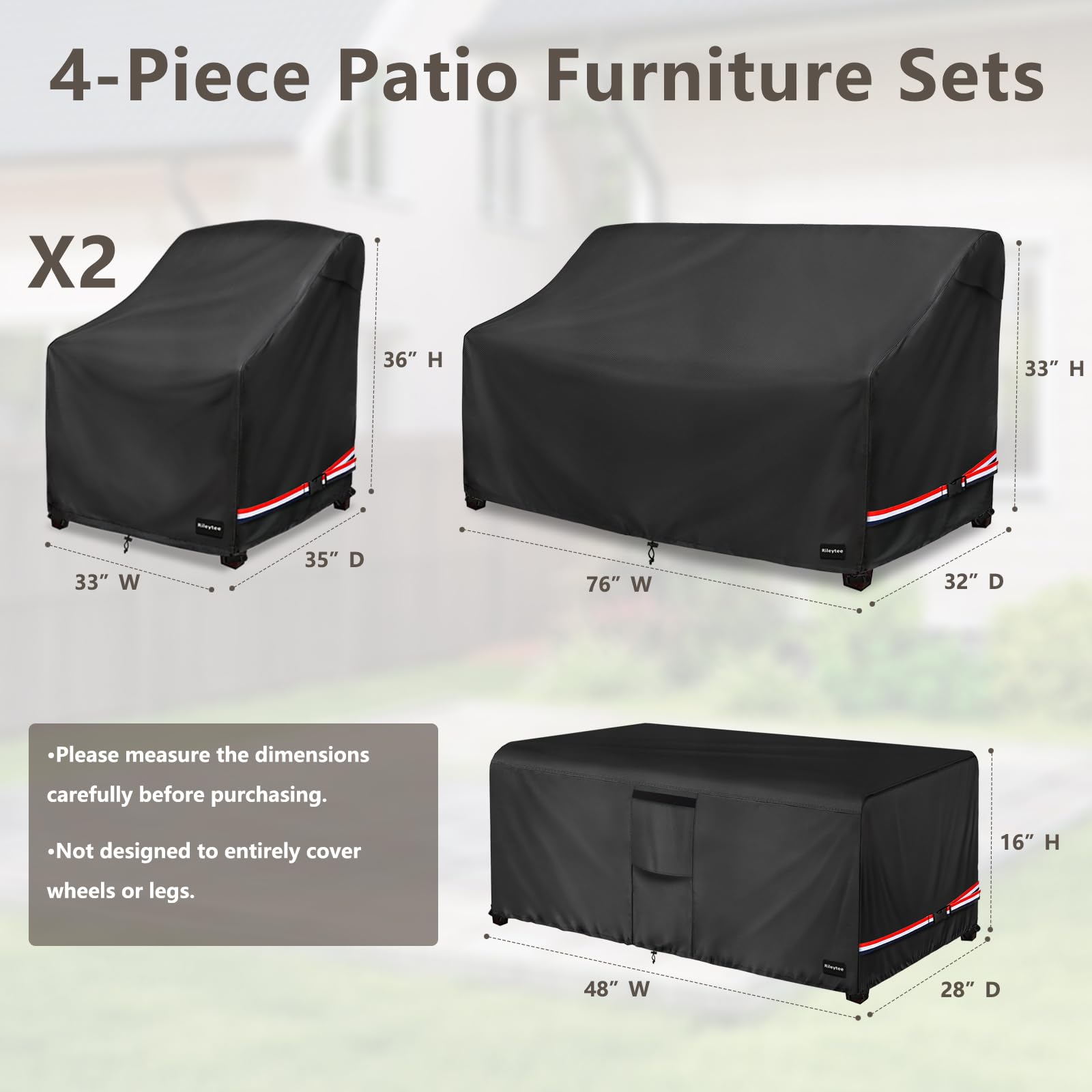 Rileytee coffee table cover top view demonstrating fit and surface protection