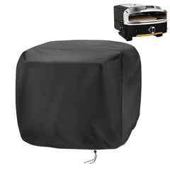Rilime front view of pizza oven cover showing full protection and weather resistance