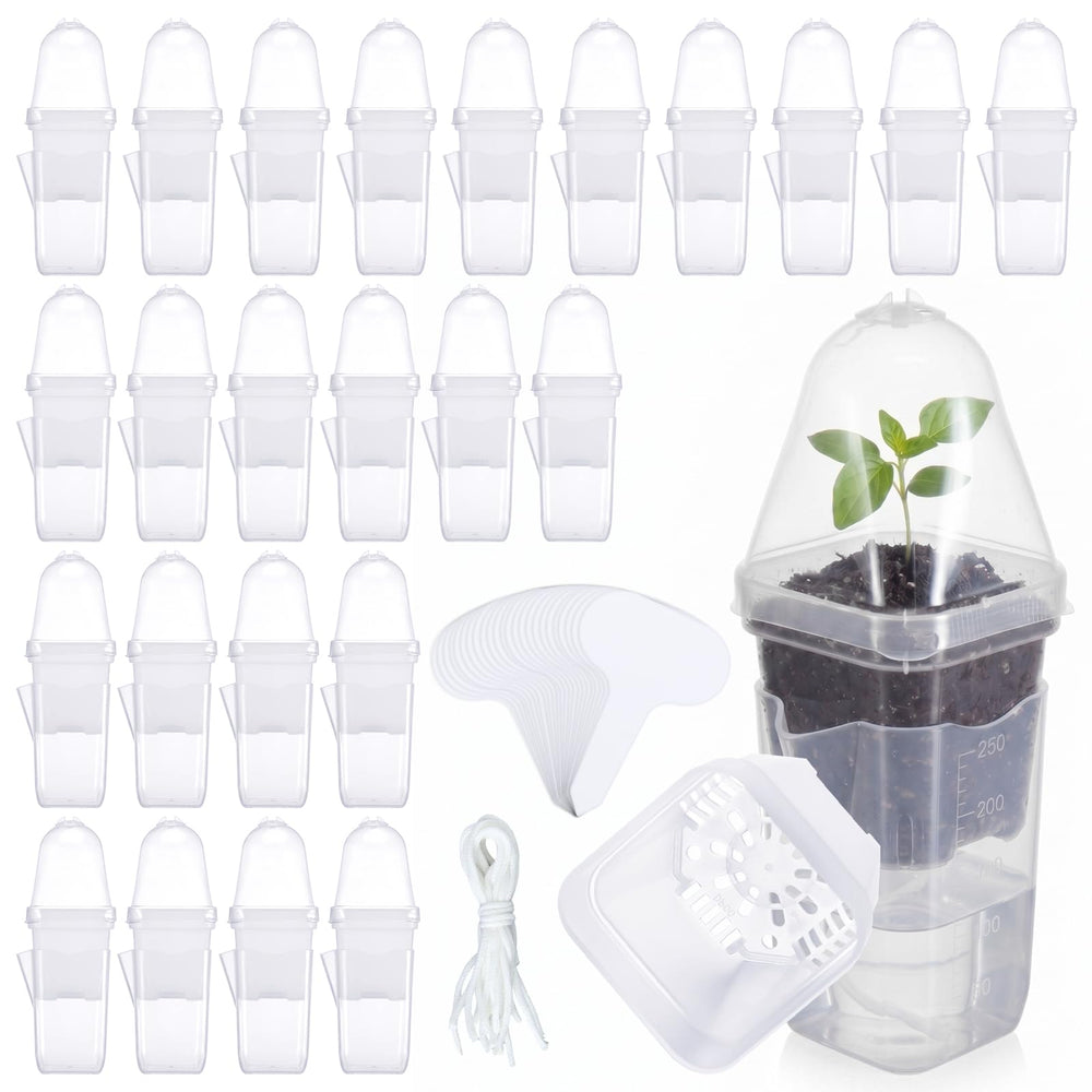 RimCereal clear pack of 24 small pots showing compact propagation benefits