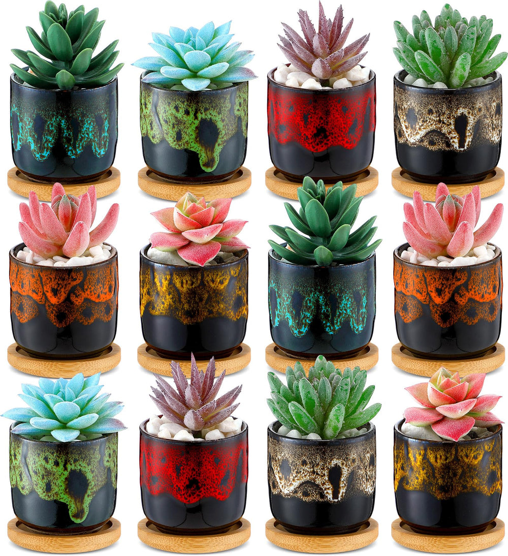 RimCereal front packaging showing 12 colorful pots and saucers, ready to use