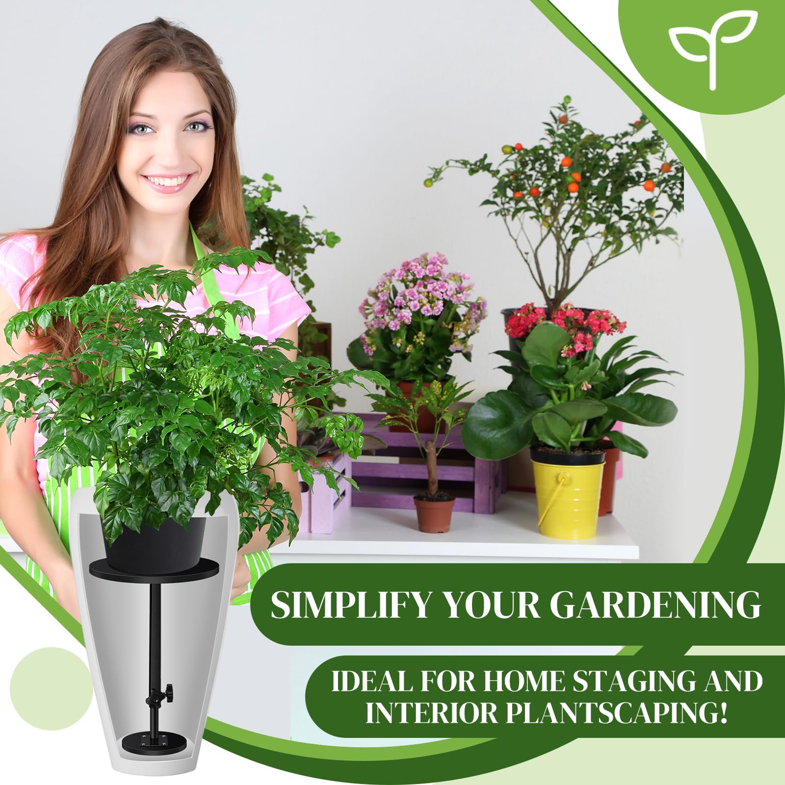 rimcereal on patio with potted plant showing lighter, easier-to-move container
