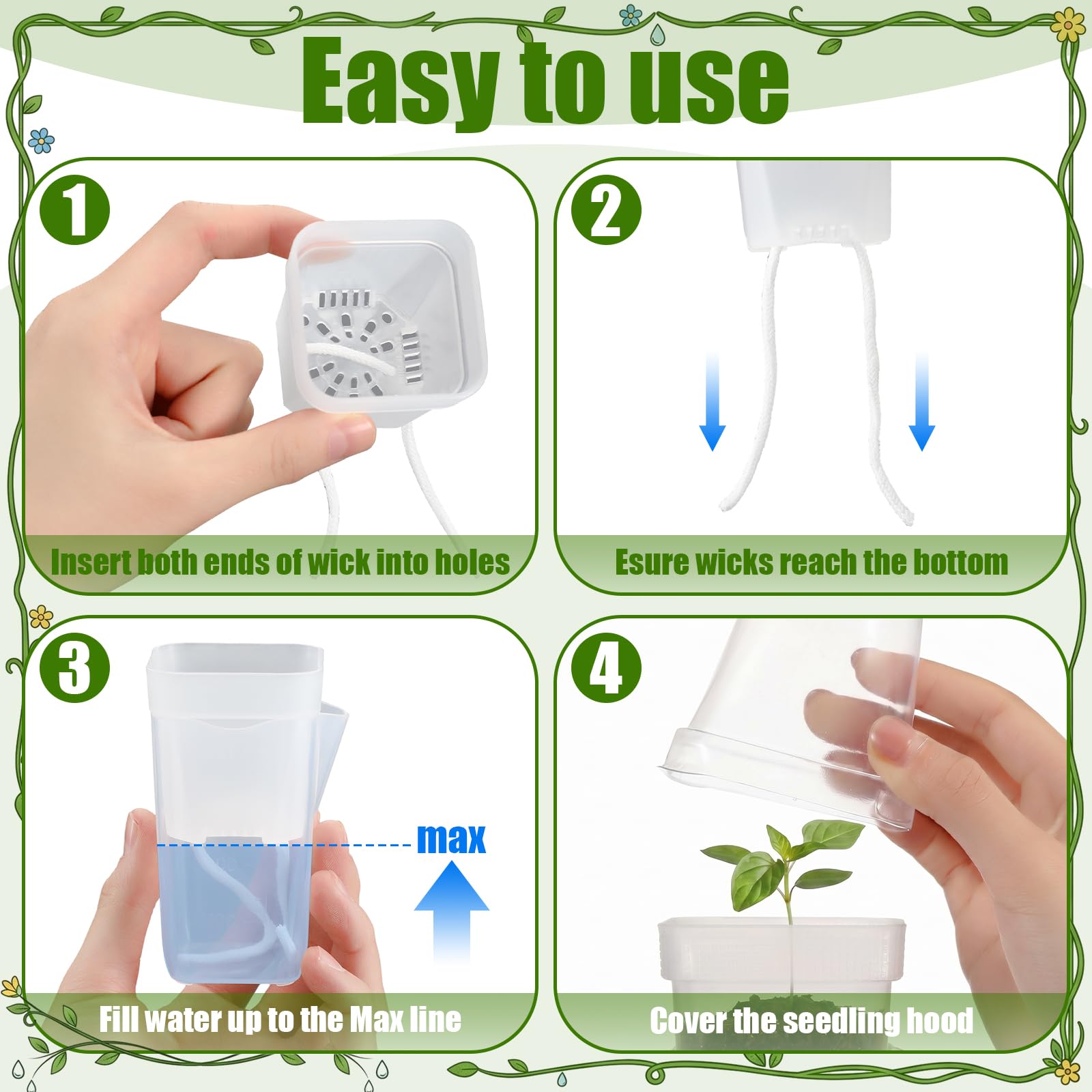 RimCereal side water inlet demonstration, refill reservoir without disturbing roots