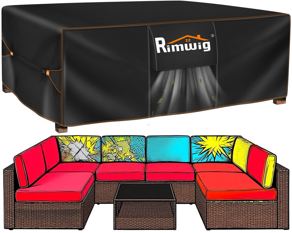 Rimwig front view showing full-covered sectional protecting cushions