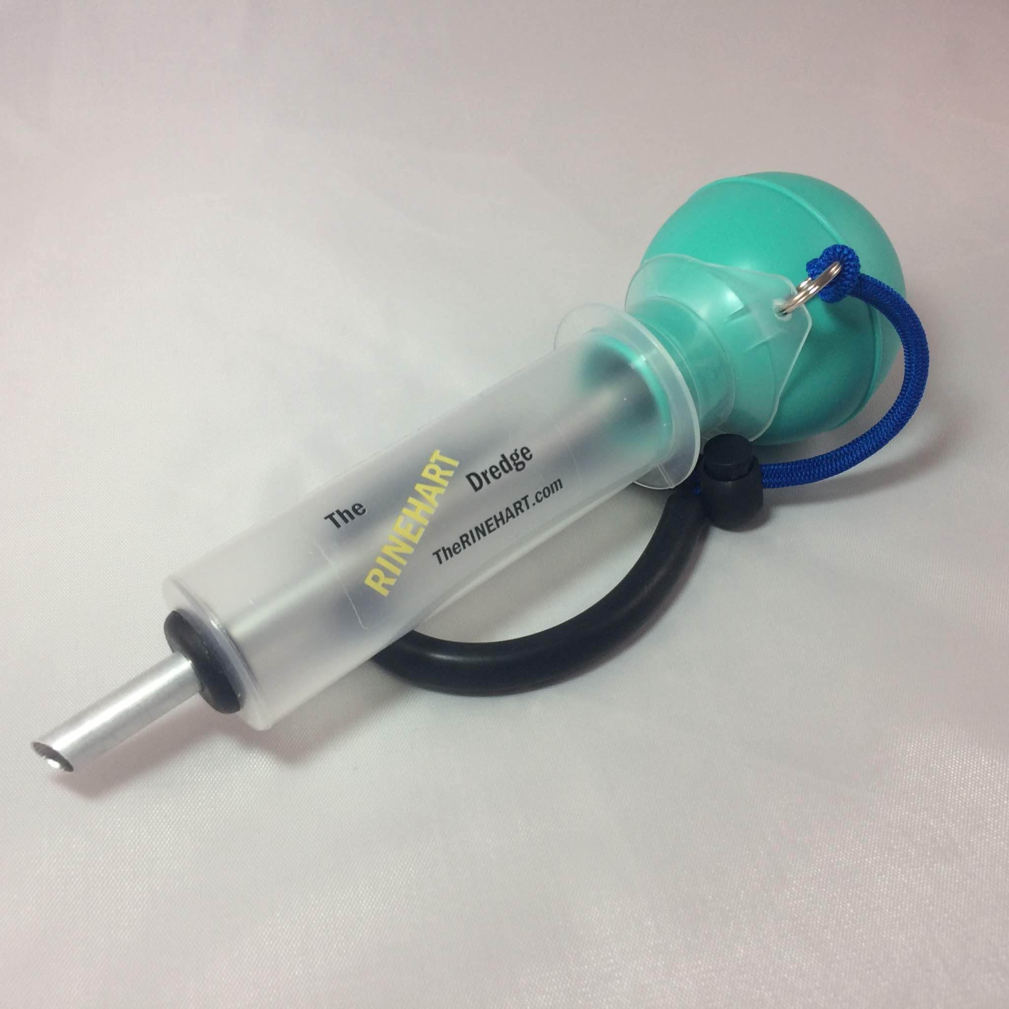 Generic Rinehart bulb detail with twist-out cap demonstrating quick emptying benefit