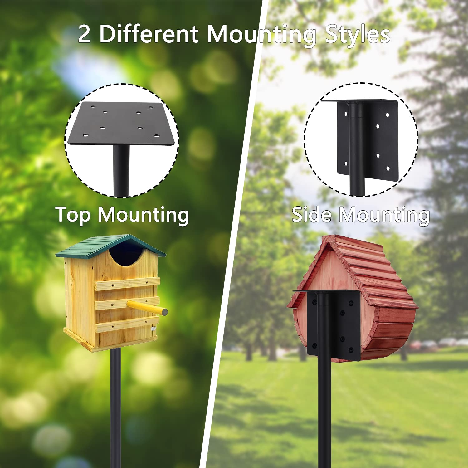 RINLAIN side-mounted feeder in use improving bird access and viewing