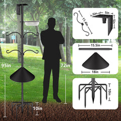 RINLAIN top mounting platform displaying sturdy mount and easy feeder attachment