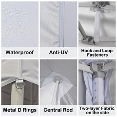 Rinling folded packed in bag for compact transport and easy storage