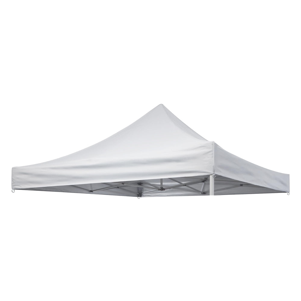 Rinling front view top showing clean silver-white canopy and shade benefit